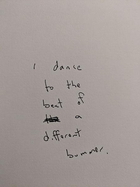 A Different Bummer