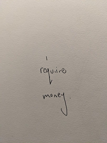 I Require Money